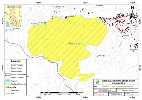 Mapa Proyecto Minero Cerro Corona