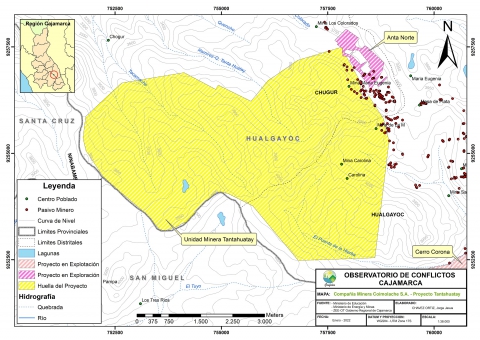 Mapa Proyecto Minero Tantahuatay