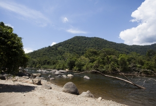 Río Chirinos. Límite natural entre las comunidades Awajún de San Ignacio (Cajamarca)