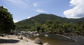 Río Chirinos. Límite natural entre las comunidades Awajún de San Ignacio (Cajamarca)