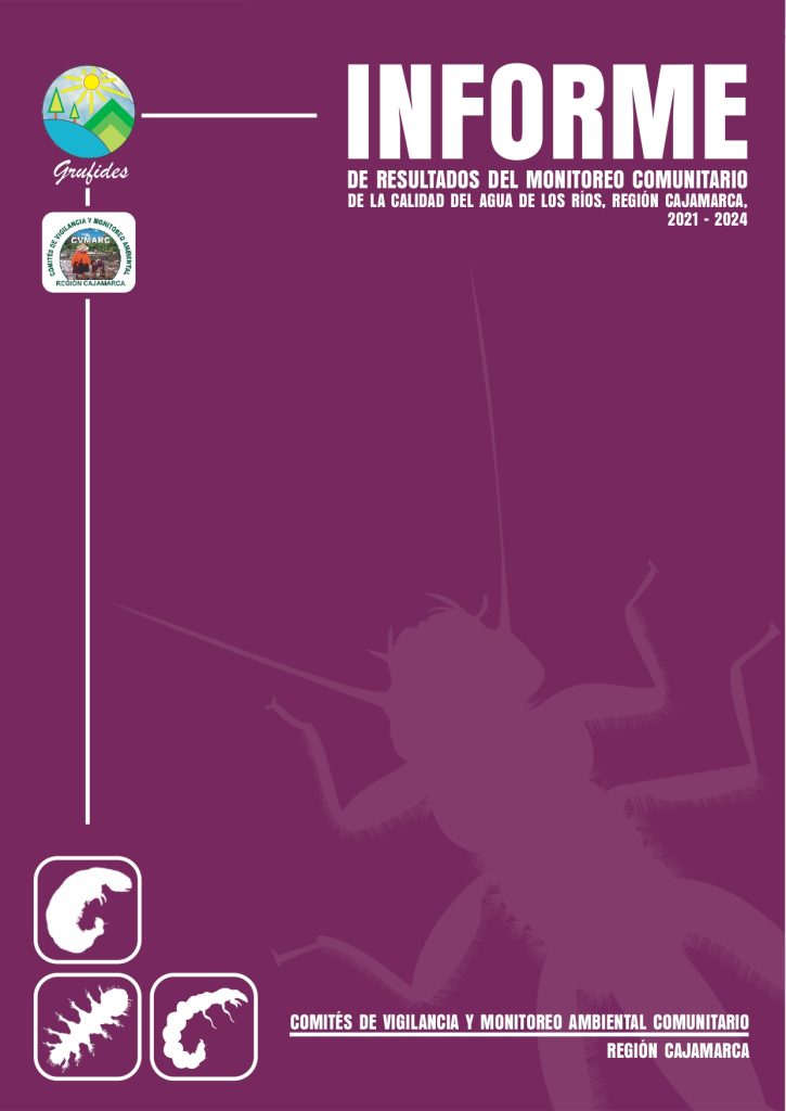 Informe de resultados del monitoreo de calidad de agua en Cajamarca 2021-2024