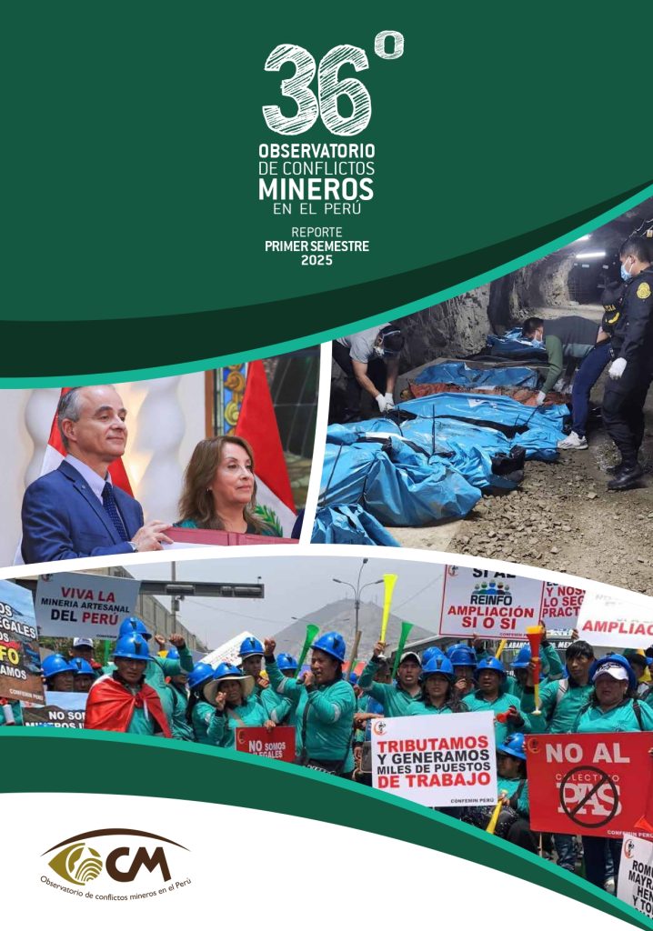 36° reporte Observatorio de Conflictos Mineros en el Perú