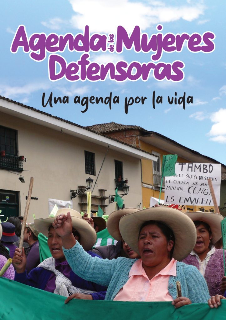 Agenda de las mujeres defensoras. Cajamarca, octubre de 2025